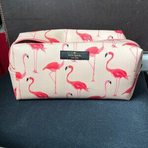 Kate Spade Flamingo Toiletry Bag - Never Used!